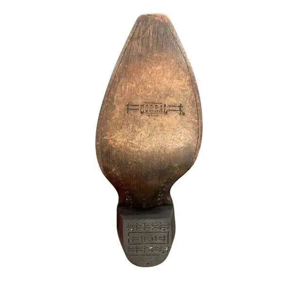 Corral Women's Fringe Cowgirl Boots Size 9 Brown Western Pointed Toe - Picture 5 of 6